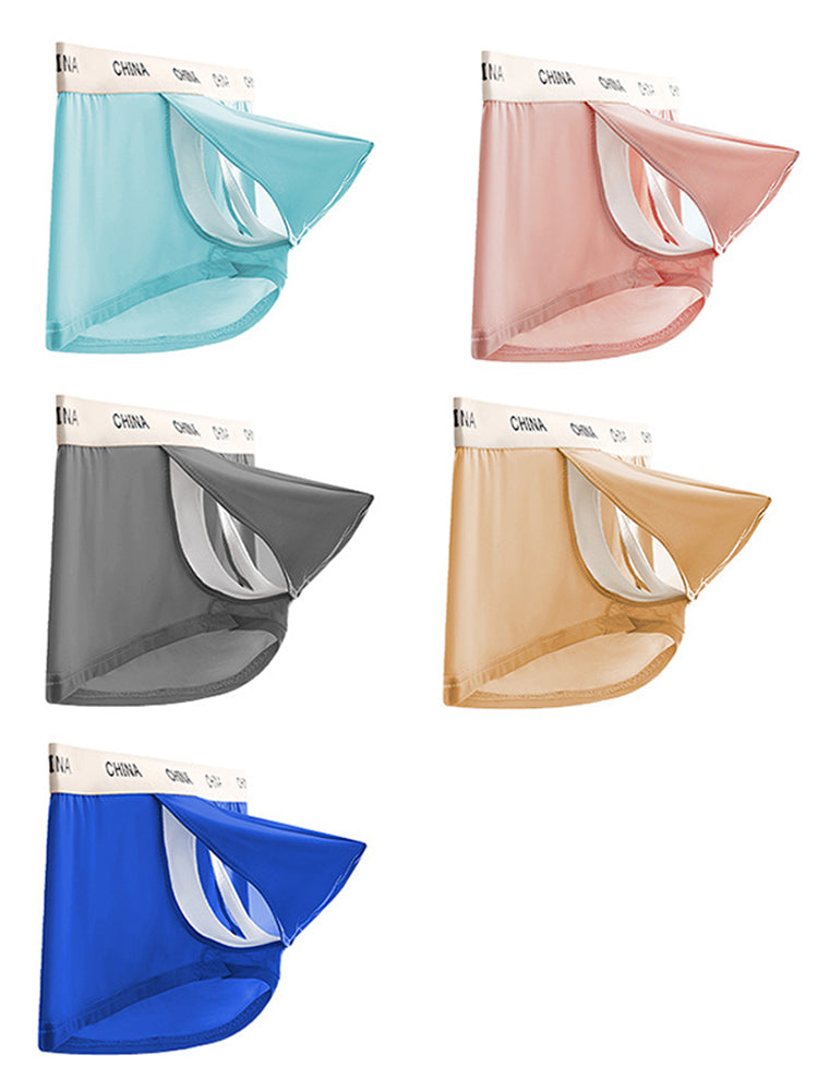 3 Pack Men's Ice Silk Cooling Trunks – Lightweight, Breathable & Supportive