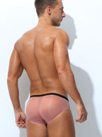 Men's Low Waist Narrow Waist Ice Silk Breathable Convex Pocket Briefs