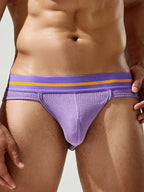 Sexy Spliced Color Briefs For Men