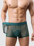 3 Pack Men's Invisible & Mesh Breathable Cooling Touch Trunks