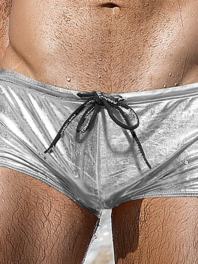 Men’s Fashionable Flash Swim Fitness Trunks
