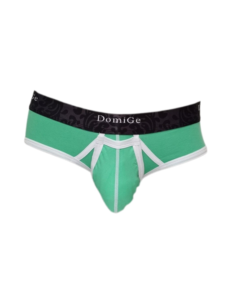 2 Pack Men's Detachable Front Pouch Durable Stretch Skin-Friendly Briefs