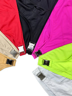 Men's Quick-Dry Odor-Control Solid Color Side Snap Swim Briefs