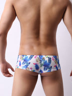 4 Pack Men's U-Pouch Low-Rise Moisture-Wicking Trunks