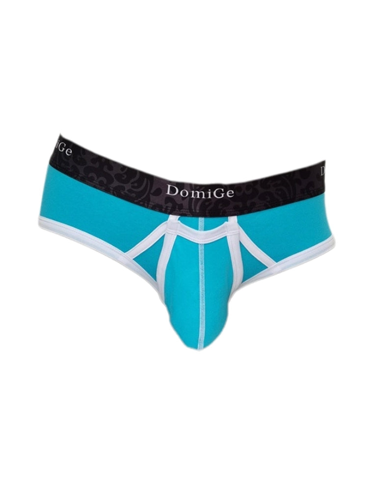 2 Pack Men's Detachable Front Pouch Durable Stretch Skin-Friendly Briefs