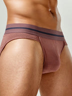 Sexy Spliced Color Briefs For Men
