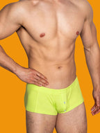 2-pack Men's Solid Color Comfortable Button-down Trunks