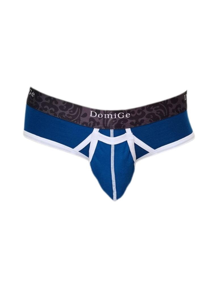 2 Pack Men's Detachable Front Pouch Durable Stretch Skin-Friendly Briefs