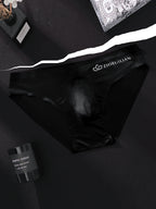 3 Pack Men's Seamless Ice Silk Cool-Touch Briefs