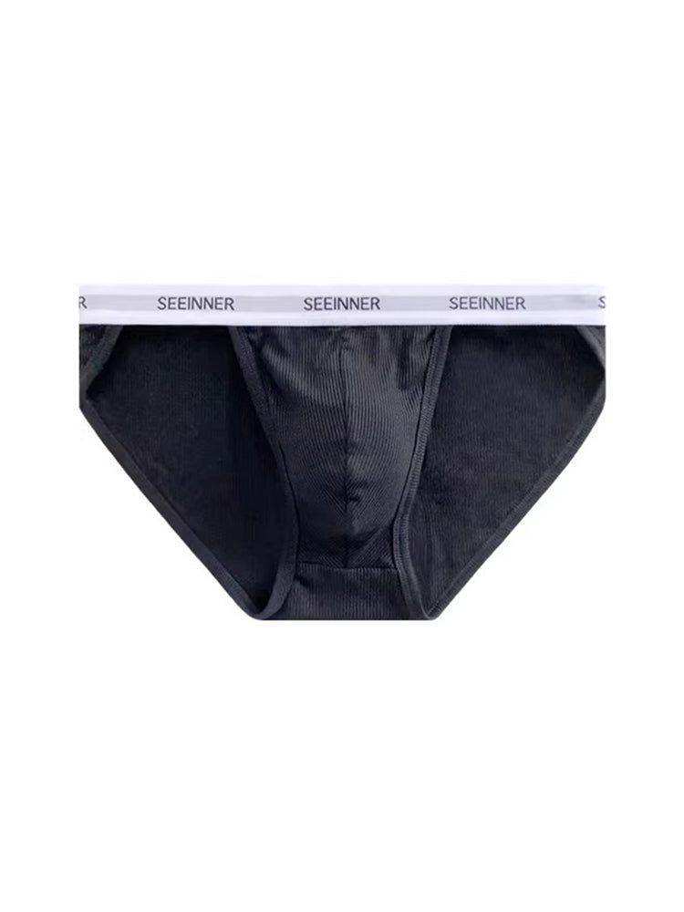 3 Pack Men's Sporty Comfy Waistband Briefs