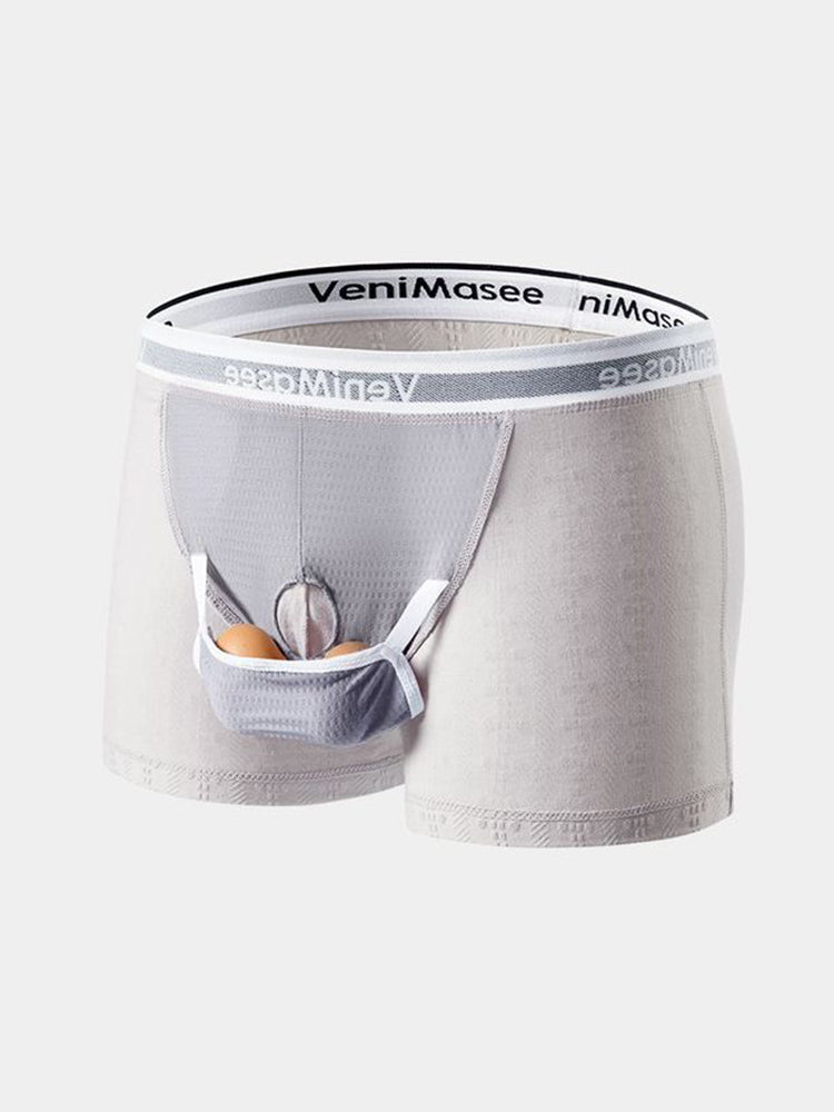 Men's Cotton Pouch Trunks with Adjustable Support
