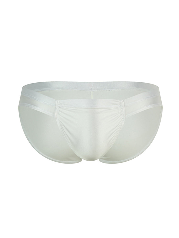 2 Pack Men's Enhancing Pouch Contour-Fit Low-Rise Breathable Briefs