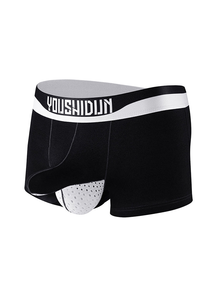 3 Pack Men's Comfy Cotton Dual Pouch Underwear