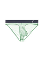 Men's Ultra-Soft Seamless Nylon Briefs Breathable Cooling Fit
