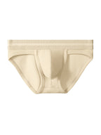 2 Pack Men's Waffle-Knit Cotton Separable Scrotum Support Briefs