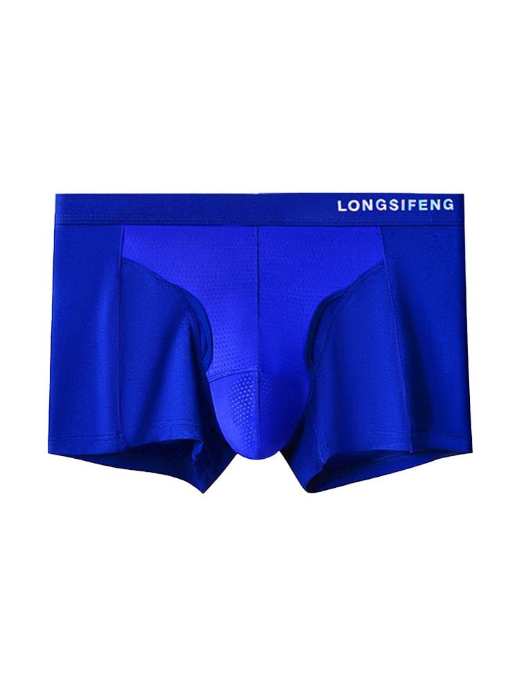 2 Pack Men's Mesh Antibacterial Support Lift & Separate Pouch Trunks