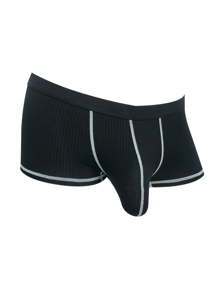 3 Pack Men's Ultra-Thin Cooling Large Supportive Pouch Breathable Low-Rise Trunks