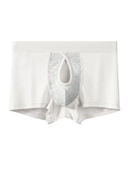 3 Pack Men's Breathable Comfort Double-Sided Access Soft Waffle Cotton Trunks