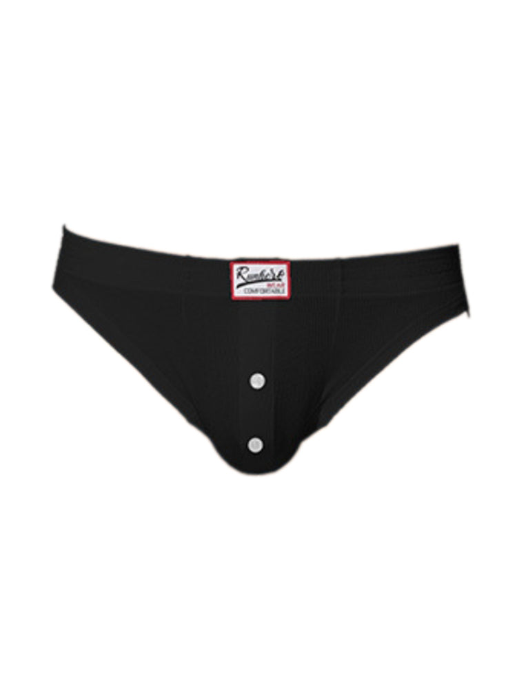 2 Pack Men's Premium Comfortable Fabric Low-Rise U-Shaped Briefs