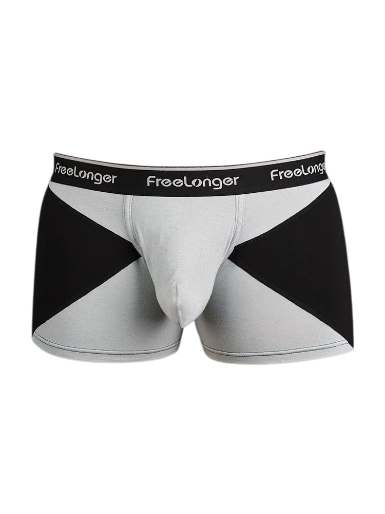 FreeLonger Men’s U convex Separate Support Pouch Trunks