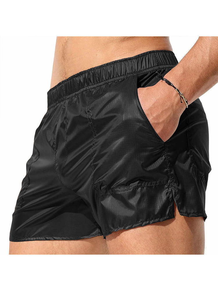 Men's Non-Lined Translucent Sexy Beach Shorts