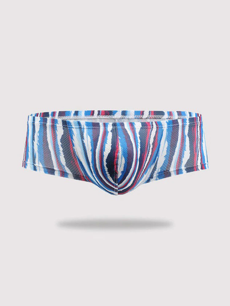 4 Pack Men's U-Pouch Low-Rise Moisture-Wicking Trunks