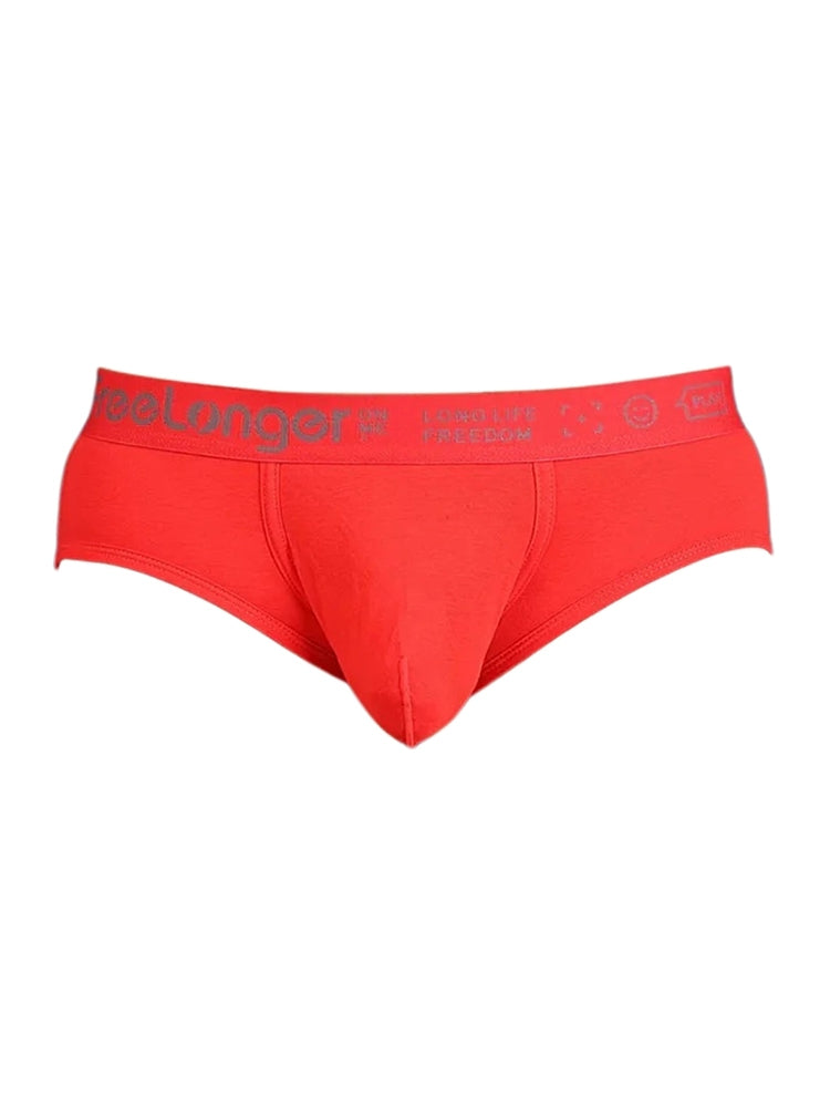 FreeLonger Men’s Soft Cotton Support Pouch Trunks