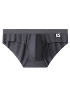 3 Pack Men's Ultra-Thin Breathable Ribbed Ice Silk Briefs