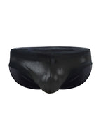 Men's Solid Color Sponge Pad Swim Briefs