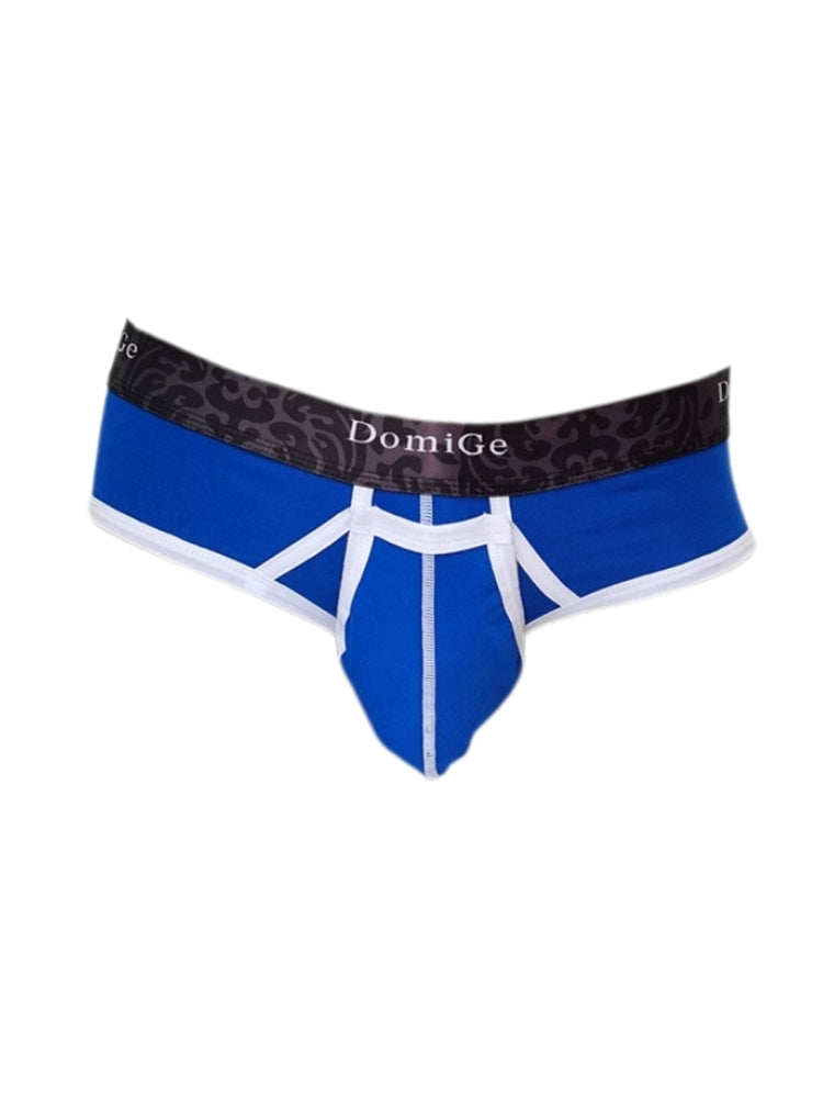 2 Pack Men's Detachable Front Pouch Durable Stretch Skin-Friendly Briefs