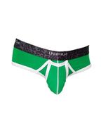 2 Pack Men's Detachable Front Pouch Durable Stretch Skin-Friendly Briefs
