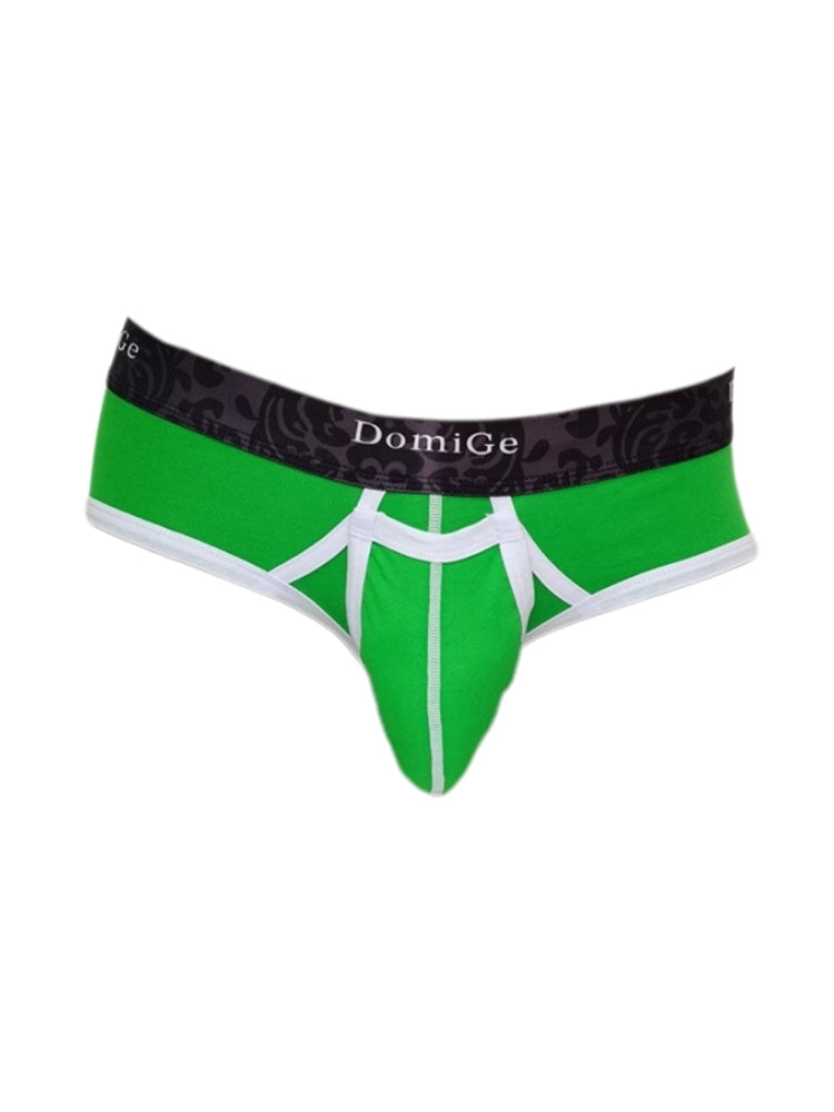 2 Pack Men's Detachable Front Pouch Durable Stretch Skin-Friendly Briefs