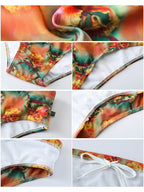Men's Lightweight Low-Rise Bold Prints Swim Briefs & Trunks