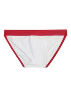 Men's Dual-Tone Swim Briefs with Removable Padding
