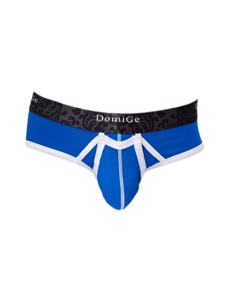2 Pack Men's Detachable Front Pouch Durable Stretch Skin-Friendly Briefs