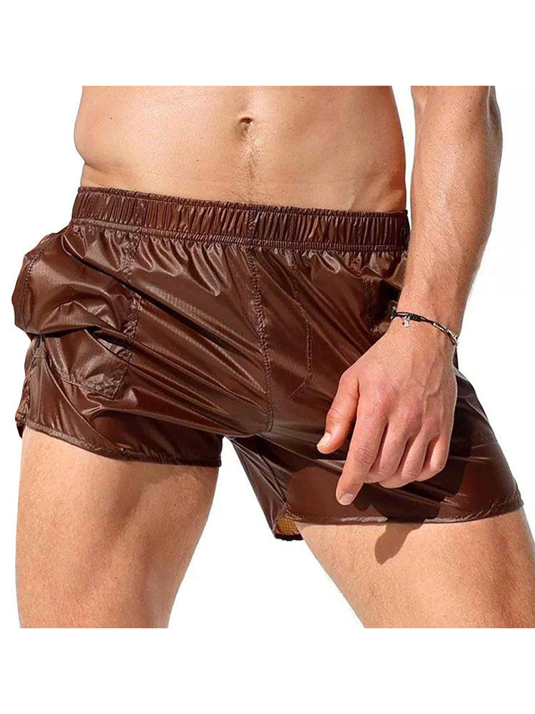 Men's Non-Lined Translucent Sexy Beach Shorts