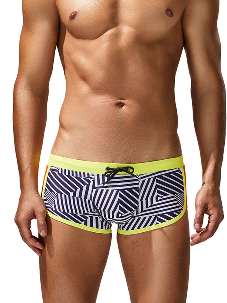 Men's Seamless Quick-Dry High Stretch Swim Shorts & Trunks