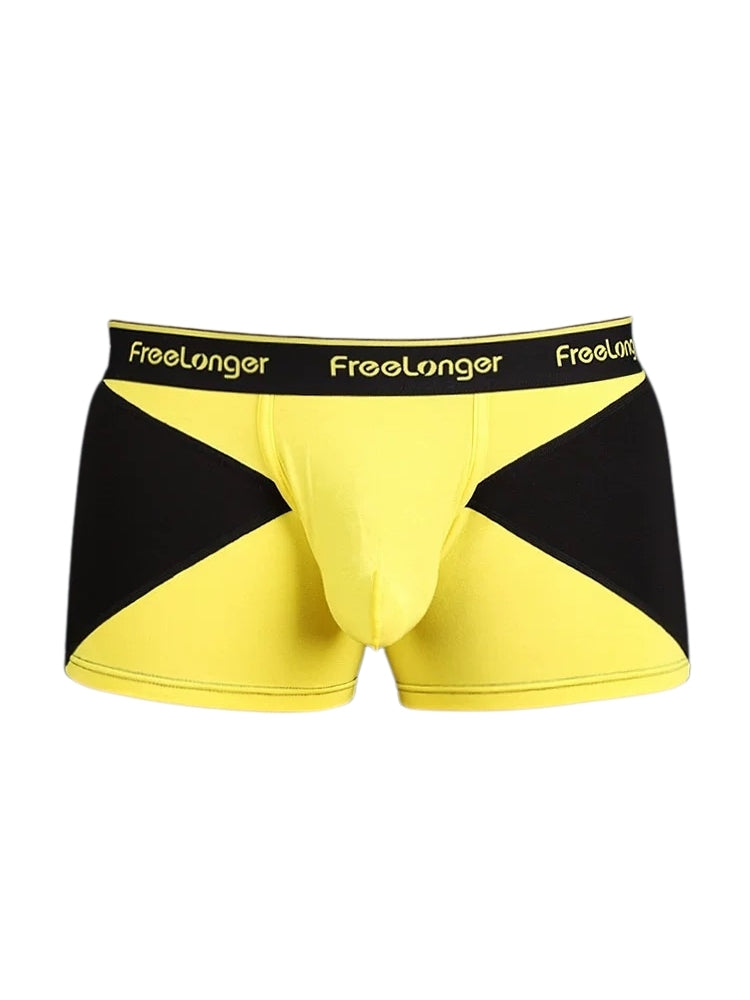 FreeLonger Men’s U convex Separate Support Pouch Trunks