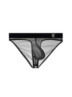 Men's Ultra-Soft Seamless Nylon Briefs Breathable Cooling Fit