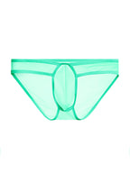 2 Pack Men's Ice Silk Breathable Sexy Low-Rise Anti-Odor Briefs
