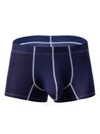 3 Pack Men's Large Pouch Contrast Binding Trunks