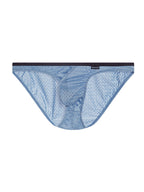 Men's Low-rise Mesh U-shaped Convex Pocket Sports Briefs