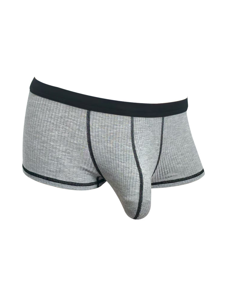 3 Pack Men's Ultra-Thin Cooling Large Supportive Pouch Breathable Low-Rise Trunks