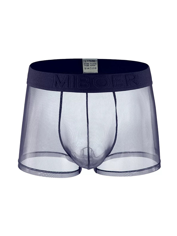 3 Pack Men's Invisible & Mesh Breathable Cooling Touch Trunks