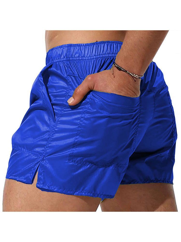 Men's Non-Lined Translucent Sexy Beach Shorts