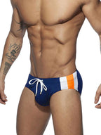 Men's Removable Pad Swim Brief with Drawstring