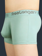 FreeLonger Men’s Soft Cotton Support Pouch Trunks