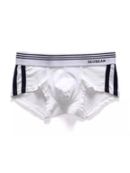 Men's Slim-Fit Cotton Trunks - Low Rise & Lifting Support