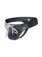 2 Pack Men's Large Pouch High Elastic Ice Silk Breathable Swim Thongs