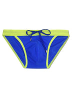 Men's Dual-Tone Swim Briefs with Removable Padding